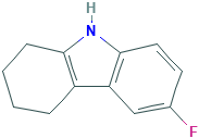 6-氟-2,3,4,9-四氢-1H-咔唑,CAS登录号2367-17-1[Key Organics&brvbar;100mg]