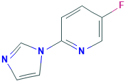 5-氟-2-(1H-咪唑-1-基)吡啶,CAS登录号1287217-29-1[Achem-Block&brvbar;1g]
