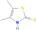 4,5-二甲基噻唑-2-硫醇,CAS登录号5351-51-9[psaitong&brvbar;100mg]