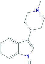 3-(1-甲基-4-哌啶基)吲哚,CAS登录号17403-07-5[TRC&brvbar;100mg]