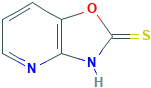 噁唑并[4,5-b]吡啶-2-硫醇,CAS登录号211949-57-4[Achem-block&brvbar;10g]