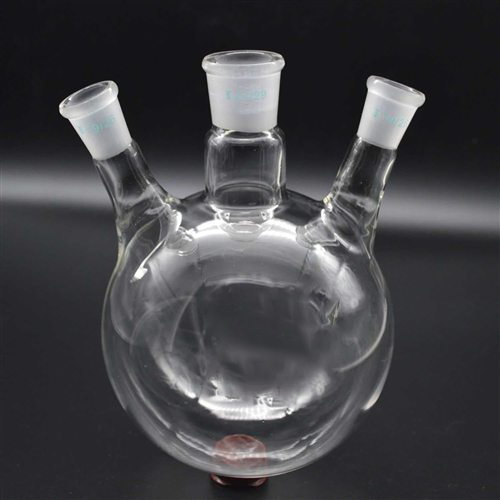 斜三口烧瓶、三口圆底烧瓶1000ML|24X19X2