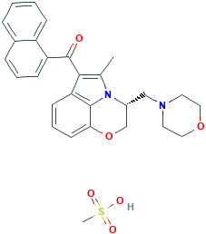 WIN552122 甲磺酸酯,CAS登录号131543-23-2[Psaitong&brvbar;5mg]