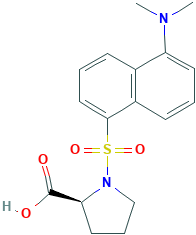 丹磺酰-L-脯氨酸,1239-94-7[Key Organics&brvbar;100mg],哌啶类杂环有机物