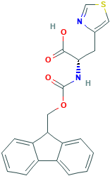 FMOC-L-(4-噻唑)丙氨酸,CAS登录号205528-32-1[凯为化学&brvbar;100mg]