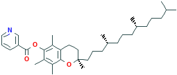 烟酸维生素E,43119-47-7[aladdin&brvbar;100mg],苯并吡喃类杂环有机物
