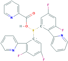 双(4,6-二氟苯基吡啶-N,C2)吡啶甲酰合铱,376367-93-0[安徽益瑞德&brvbar;1.0g]