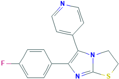 6-(4-氟苯基)-5-(4-吡啶基)-2,3-二氢咪唑并[2,1-b]-噻唑,72873-74-6[MCE¦200mg]