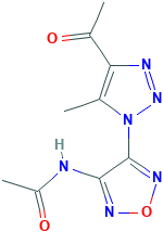 N-[4-(4-乙酰基-5-甲基-1H-1,2,3-三唑-1-基)-1,2,5-恶二唑-3-基]乙酰胺,352446-19-6[Matrix&brvbar;500mg]