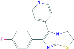 6-(4-氟苯基)-5-(4-吡啶基)-2,3-二氢咪唑并[2,1-b]-噻唑,72873-74-6[MCE&brvbar;100mg]