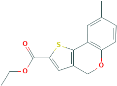 8-甲基-4H-[1]-苯并吡喃并[4,3-b]噻吩-2-羧酸乙酯,351003-39-9[aladdin&brvbar;1g]