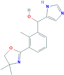 &alpha;-[3-(4,5-二氢-4,4-二甲基-2-恶唑基)-2-甲基苯基]-1H-咪唑-5-甲醇,1240244-29-4[aladdin&brvbar;25mg]