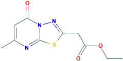 乙基(7-甲基-5-羰基-5H-[1,3,4]硫代二唑并-[3,2-a]嘧啶-2-基)乙酸酯,145694-86-6[Matrix&brvbar;500mg]