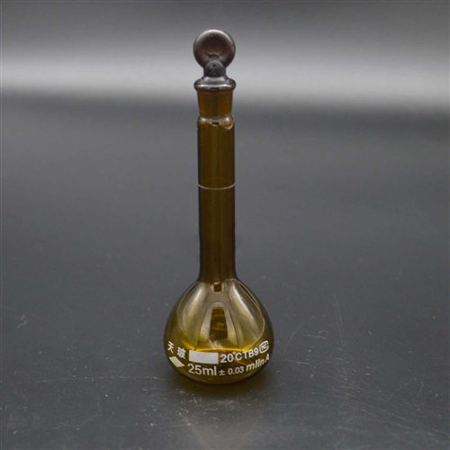 棕量瓶当量瓶、茶量瓶、容量瓶、棕色容量瓶 25ML A/个[大包装210|中包装10]