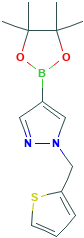 4-(4,4,5,5-四甲基-1,3,2-二恶硼烷-2-基)-1-(2-噻吩基甲基)-1H-吡唑,864754-19-8[KEY ORGANICS&brvbar;1g]