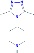 4-(3,5-二甲基-4H-1,2,4-三唑-4-基)哌啶,795310-52-0[Key Organics¦250mg]