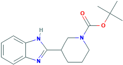 3-(1H-苯并[d]咪唑-2-基)哌啶-1-羧酸叔丁酯,1229000-10-5[Aladdin¦1G]