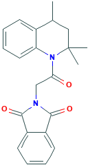 2-(2-氧代-2-(2,2,4-三甲基-3,4-二氢喹啉-1(2H)-基)乙基)异吲哚啉-1,3-二酮,332382-54-4[SIGMA-ALDRICH&brvbar;25MG]