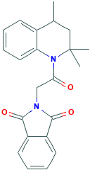 2-(2-氧代-2-(2,2,4-三甲基-3,4-二氢喹啉-1(2H)-基)乙基)异吲哚啉-1,3-二酮,332382-54-4[毕得¦100mg]