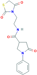 N-[2-(2,4-二氧-1,3-噻唑烷-3-基)乙基]-5-羰基-1-苯基吡咯烷-3-甲酰胺,351066-25-6[TRC&brvbar;500mg]