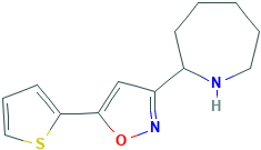 2-(5-噻吩-2-基-异恶唑-3-基)-氮杂环庚烷,947015-78-3[Matrix¦1G]