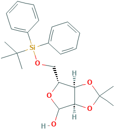 5-O-叔丁基二苯基甲硅烷基-2,3-O-异亚丙基-α,β-D-呋喃呋喃糖,141607-35-4[aladdin¦1g]