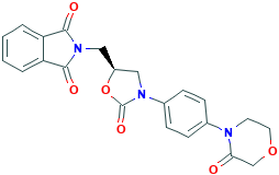 2-[[(5S)-2-氧代-3-[4-(3-氧代-4-吗啉基)苯基]-5-噁唑烷基]甲基]-1H-异吲哚-1,3(2H)-二酮,446292-08-6[ARK¦1g]