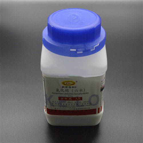 氯化锶六水 CAS:10025-70-4二氯化锶 AR500G/个