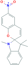 螺[1,3,3-三甲基吲哚-(6-硝基苯并二氢吡喃)],1498-88-0[Adamas¦1g]