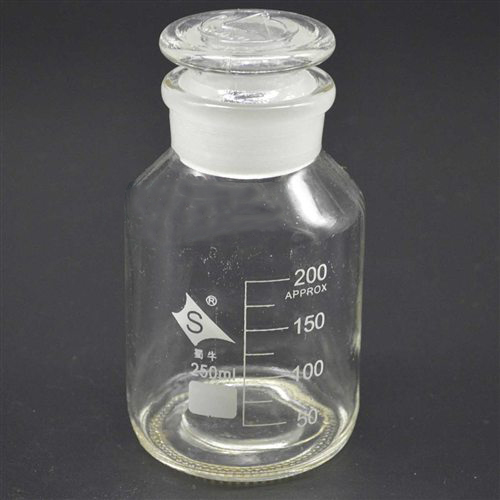 广口瓶广口瓶试剂瓶、大口瓶、白试剂瓶、广口试剂瓶 250ML/个
