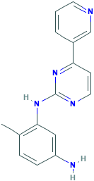 2-(5-氨基-2-甲基苯胺)-4-(3-吡啶)嘧啶,152460-10-1[乐研¦25g]