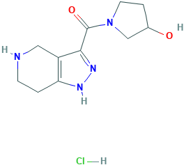 (3-羟基-1-吡咯烷基)(4,5,6,7-四氢-1H-吡唑并[4,3-c]吡啶-3-基)甲酮,1219976-33-6[TRC¦5mg]
