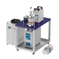2000℃多孔坩埚温控高通量感应熔炼炉15KWCY-50KTC-M系列