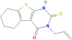 3-丙烯基-2-巯基-3,4,5,6,7,8-六氢化苯并[4,5]噻吩并[2,3-b]吡啶-4-酮,42062-91-9[TRC¦50mg]