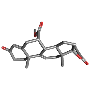 孕甾_内酯甲酯依普利酮烯酯制备(C24H30O5),CAS 95716-70-4报价,「麦克林」R10272193-250mg C24H30O5_3D图