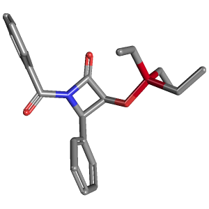 苯基_氮杂环丁酮紫杉醇侧链制备(C22H27NO3Si),CAS 149249-91-2报价,「Fluorochem」R10500068-10g C22H27NO3Si_3D图