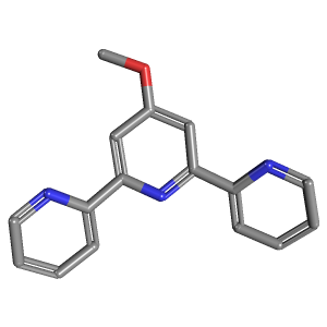 4-甲氧基-6-(吡啶-2-Yl)-2,2'-联吡啶,CAS 181866-50-2,「安耐吉」M10825438-5g C16H13N3O_3D图