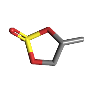 二氧噻吩-二氧化物(C3H6O4S),CAS 174953-30-1,「Fluorochem」S10942500-1g C3H6O4S_3D图