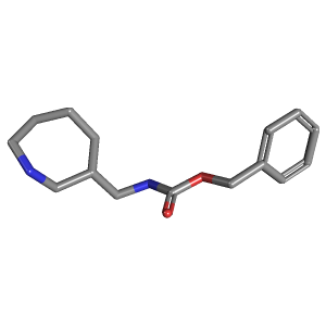 苄基-氨基甲酸酯(C15H22N2O2),CAS 1823835-67-1,「Fluorochem」B118798592-1g C15H22N2O2_3D图