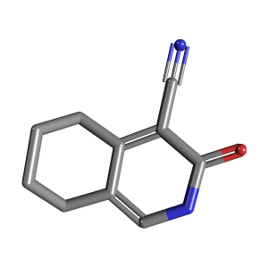 氧代_碳腈(C10H10N2O),CAS 53661-31-7,「Fluorochem」O12197586-5g C10H10N2O_3D图