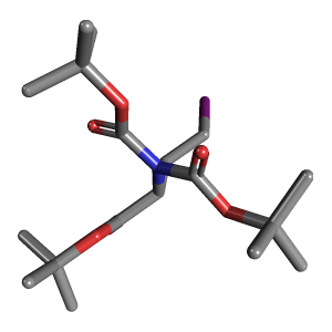 叔丁氧羰基-丁酸叔丁酯(C18H32INO6),CAS 1798902-92-7,「源叶」S124519574-250mg C18H32INO6_3D图