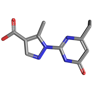 C11H12N4O3_3D图