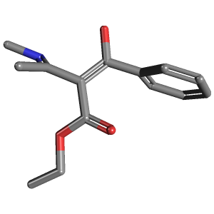 甲胺基-烯酸乙酯(C14H17NO3),CAS 82140-46-3,「Fluorochem」E136245551-5g C14H17NO3_3D图