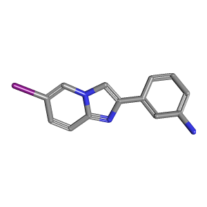 C13H10IN3_3D图