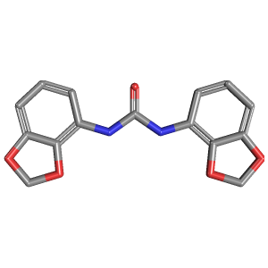 二恶英_脲(C15H12N2O5),CAS 97174-59-9,「麦克林」B14845303-100mg C15H12N2O5_3D图