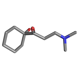 3-(二甲氨基)-1-(1-羟基环己基)丙烷-1-酮,CAS 103857-06-3,「源叶」D1504212-100mg C11H21NO2_3D图