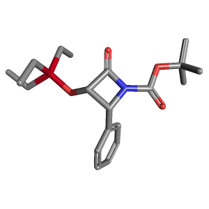 苯基_甲酸叔丁酯多西四元环制备(C20H31NO4Si),CAS 149198-47-0报价,「Fluorochem」R15428307-250mg C20H31NO4Si_3D图