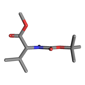 C12H23NO4_3D图