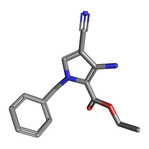 苄基-羧酸乙酯(C15H15N3O2),CAS 731825-89-1,「Fluorochem」E16228237-1g C15H15N3O2_3D图
