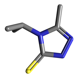 三唑_硫醇(C6H11N3S),CAS 151519-23-2,「源叶」I17060530-100mg C6H11N3S_3D图